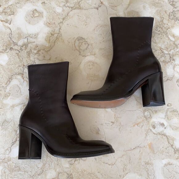 As New! CNC Costume National Leather Boots - Picture 2 of 13